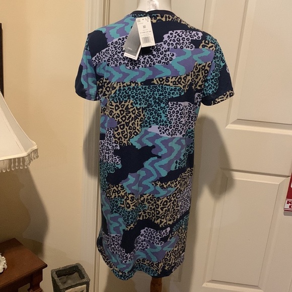 Adidas x Farm Rio Colab V neck dress. M. NWT - Picture 9 of 9